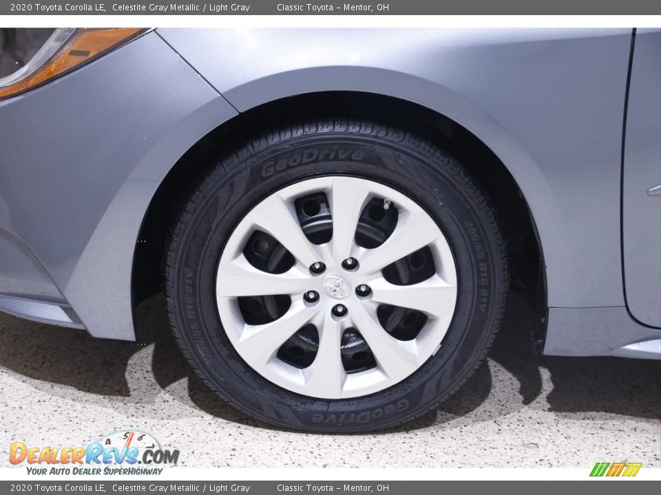 2020 Toyota Corolla LE Celestite Gray Metallic / Light Gray Photo #18