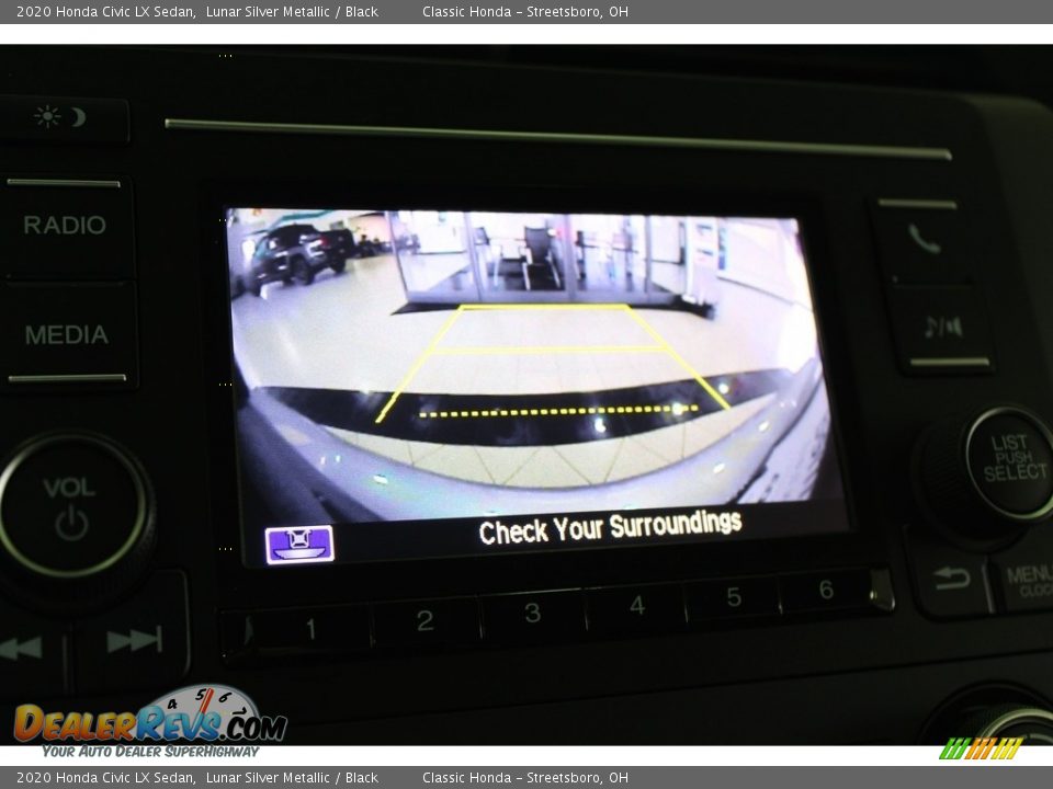 2020 Honda Civic LX Sedan Lunar Silver Metallic / Black Photo #25