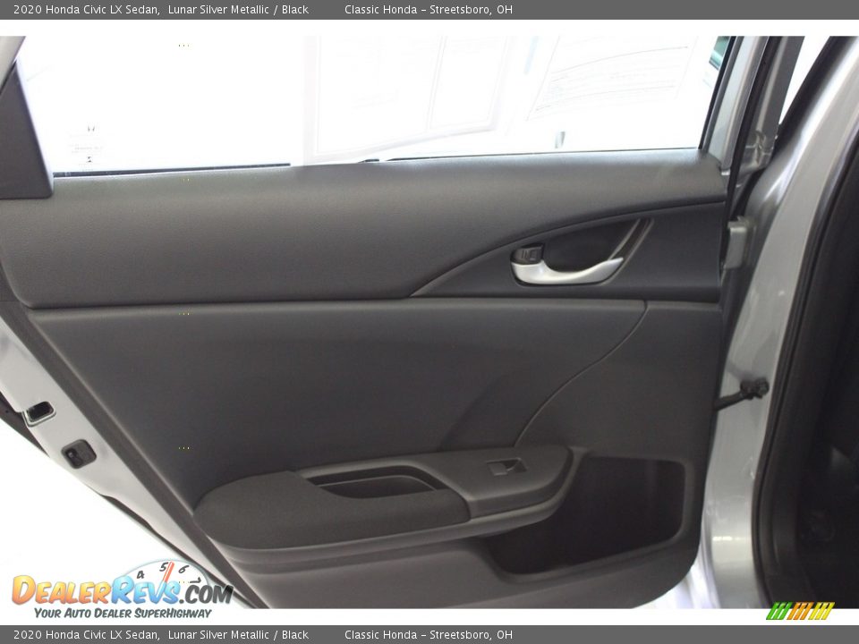 2020 Honda Civic LX Sedan Lunar Silver Metallic / Black Photo #26