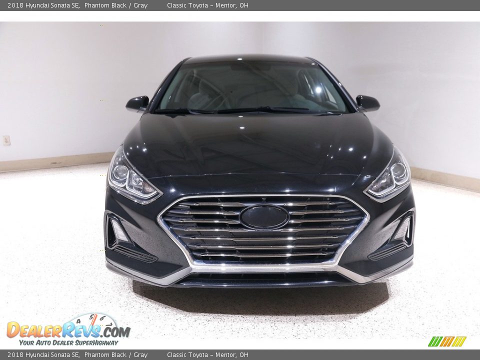 2018 Hyundai Sonata SE Phantom Black / Gray Photo #2