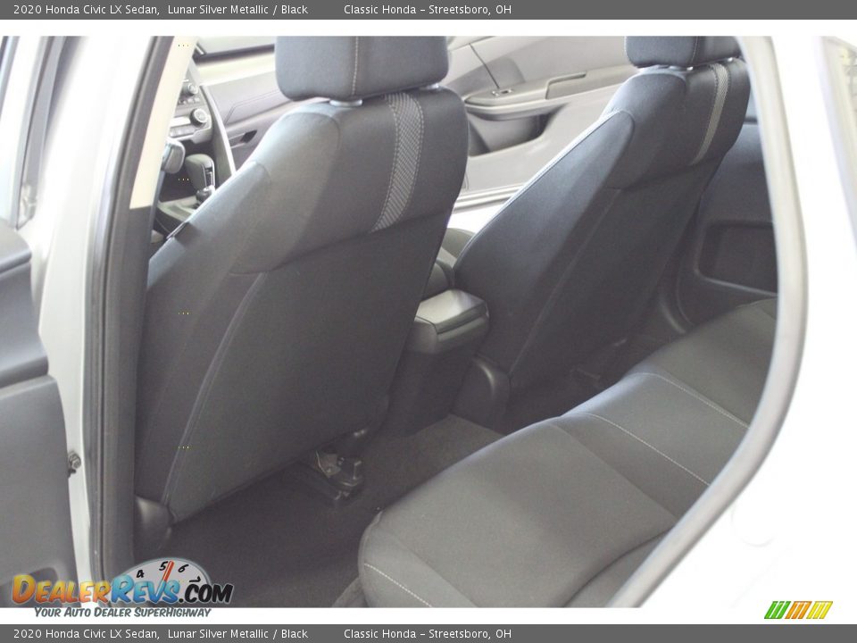 2020 Honda Civic LX Sedan Lunar Silver Metallic / Black Photo #27