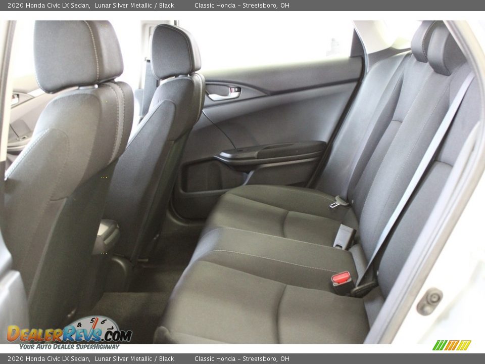 2020 Honda Civic LX Sedan Lunar Silver Metallic / Black Photo #28