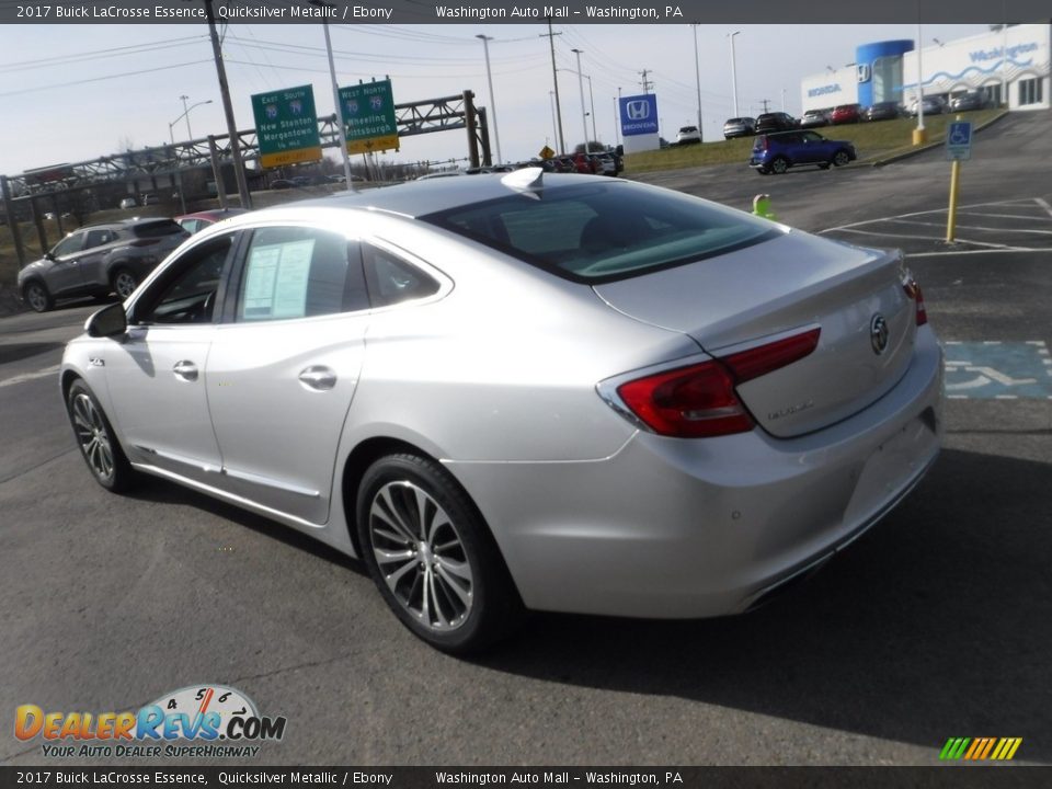 2017 Buick LaCrosse Essence Quicksilver Metallic / Ebony Photo #8