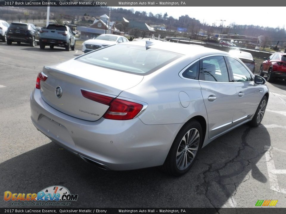 2017 Buick LaCrosse Essence Quicksilver Metallic / Ebony Photo #10