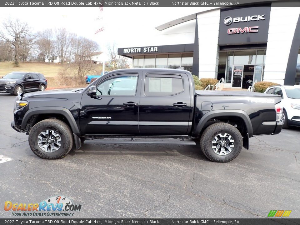 2022 Toyota Tacoma TRD Off Road Double Cab 4x4 Midnight Black Metallic / Black Photo #2