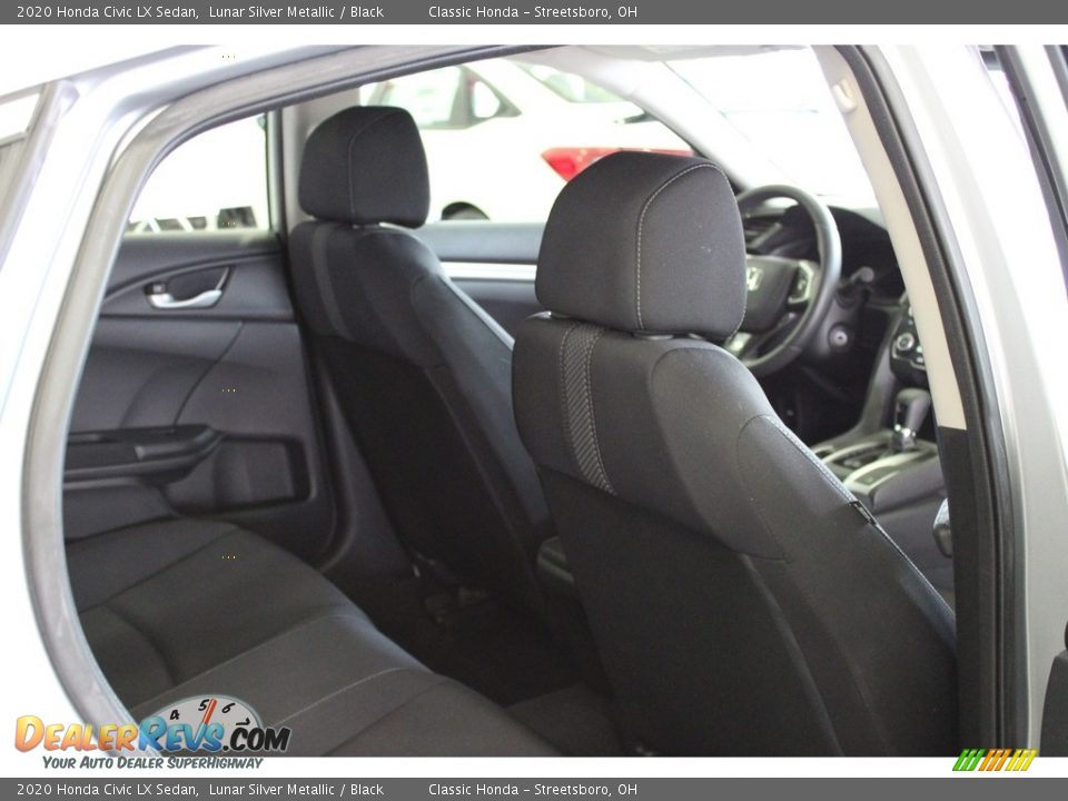 2020 Honda Civic LX Sedan Lunar Silver Metallic / Black Photo #31