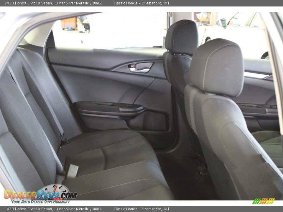2020 Honda Civic LX Sedan Lunar Silver Metallic / Black Photo #32