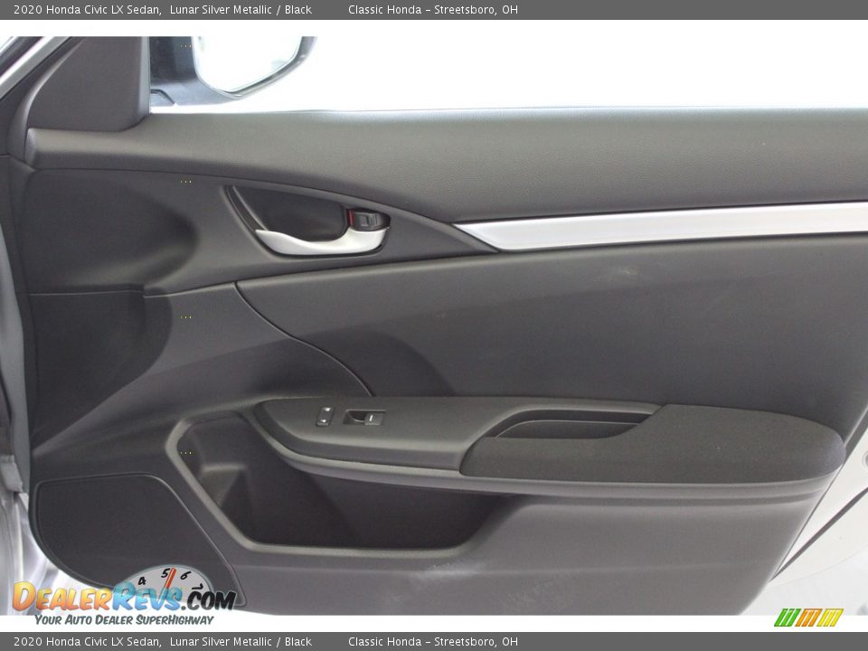 2020 Honda Civic LX Sedan Lunar Silver Metallic / Black Photo #33