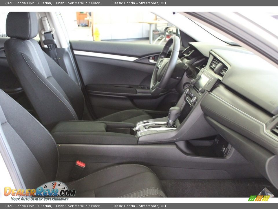2020 Honda Civic LX Sedan Lunar Silver Metallic / Black Photo #35