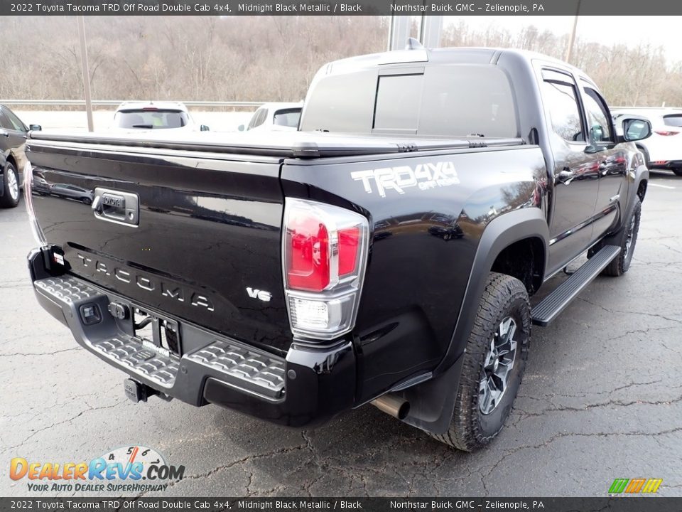 2022 Toyota Tacoma TRD Off Road Double Cab 4x4 Midnight Black Metallic / Black Photo #6