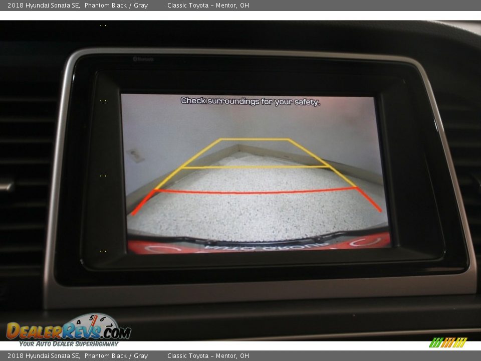 2018 Hyundai Sonata SE Phantom Black / Gray Photo #11