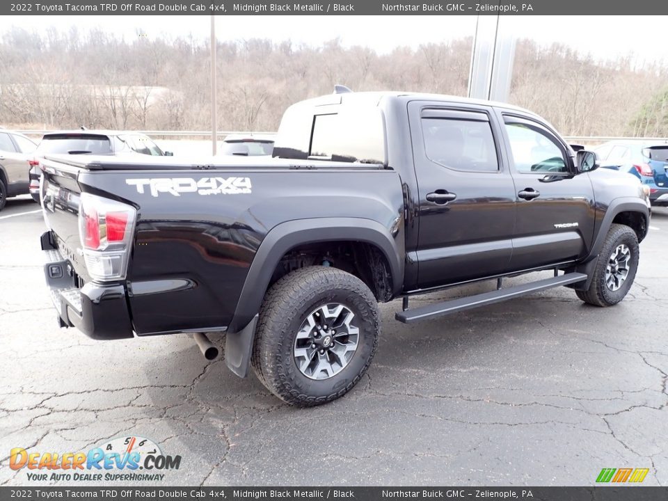 2022 Toyota Tacoma TRD Off Road Double Cab 4x4 Midnight Black Metallic / Black Photo #7