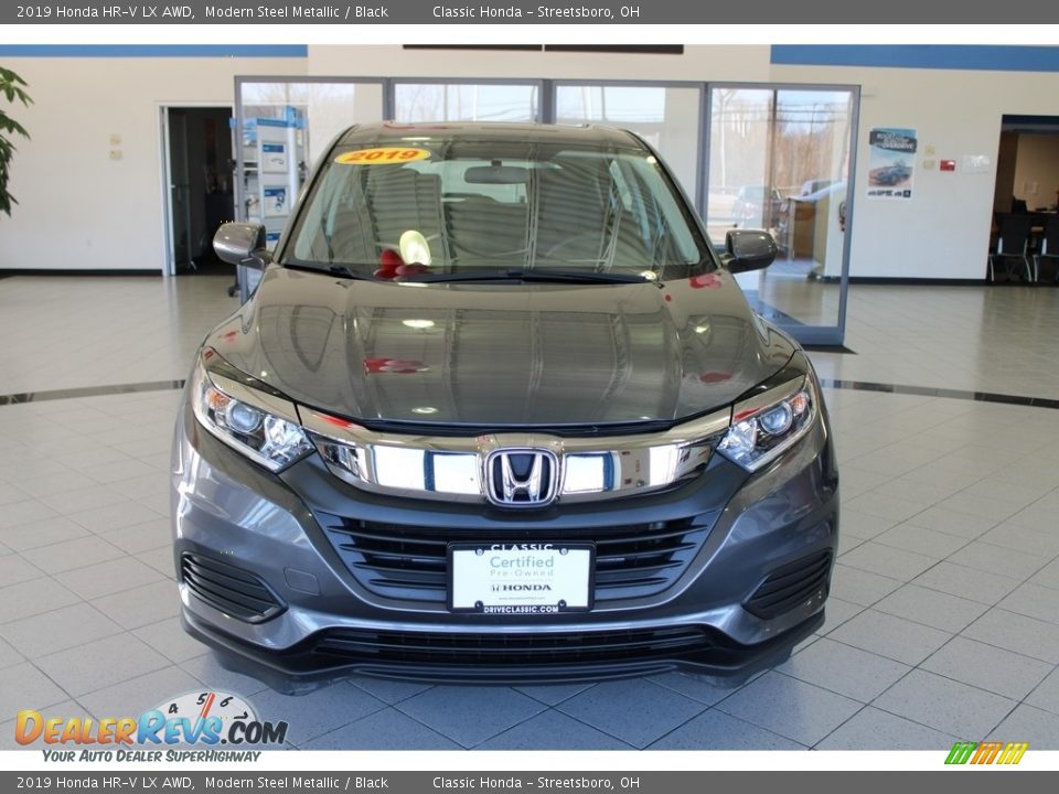 2019 Honda HR-V LX AWD Modern Steel Metallic / Black Photo #2