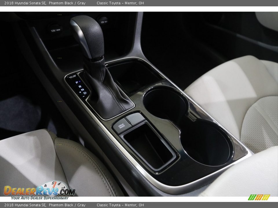 2018 Hyundai Sonata SE Phantom Black / Gray Photo #13