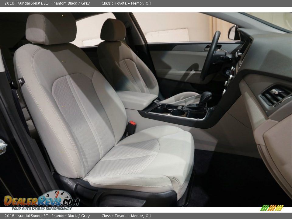 2018 Hyundai Sonata SE Phantom Black / Gray Photo #14