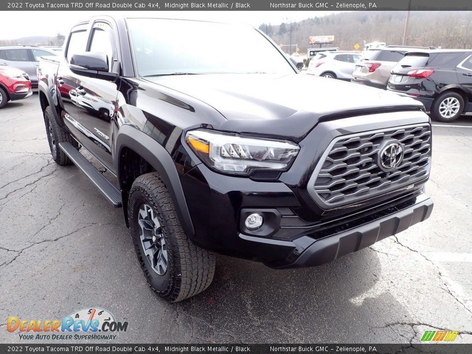 2022 Toyota Tacoma TRD Off Road Double Cab 4x4 Midnight Black Metallic / Black Photo #10