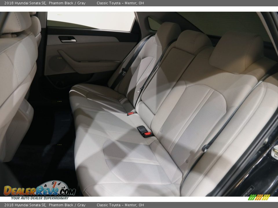 2018 Hyundai Sonata SE Phantom Black / Gray Photo #16