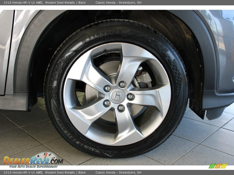 2019 Honda HR-V LX AWD Modern Steel Metallic / Black Photo #5