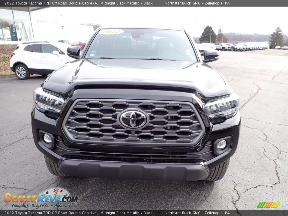 2022 Toyota Tacoma TRD Off Road Double Cab 4x4 Midnight Black Metallic / Black Photo #11