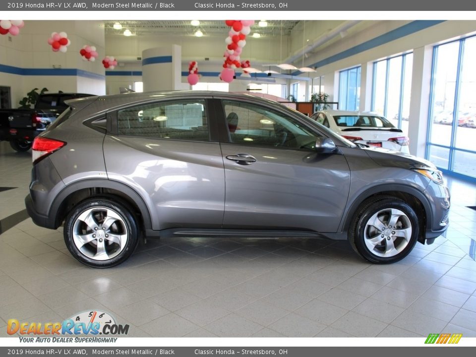 2019 Honda HR-V LX AWD Modern Steel Metallic / Black Photo #6