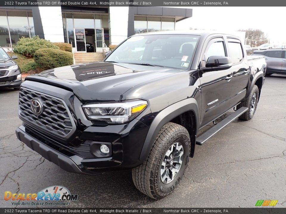 2022 Toyota Tacoma TRD Off Road Double Cab 4x4 Midnight Black Metallic / Black Photo #12