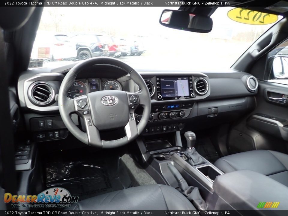 Black Interior - 2022 Toyota Tacoma TRD Off Road Double Cab 4x4 Photo #19