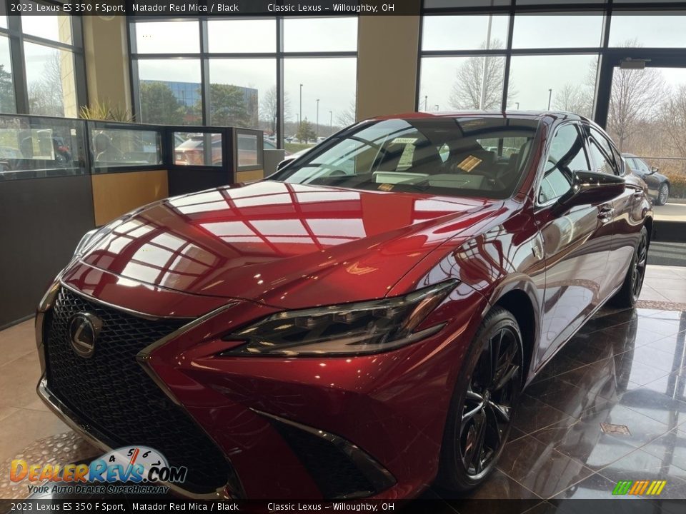 2023 Lexus ES 350 F Sport Matador Red Mica / Black Photo #1