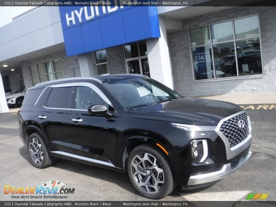 2021 Hyundai Palisade Calligraphy AWD Becketts Black / Black Photo #1