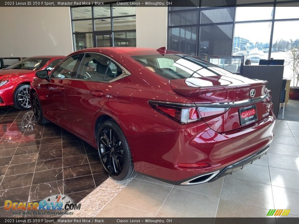 2023 Lexus ES 350 F Sport Matador Red Mica / Black Photo #4