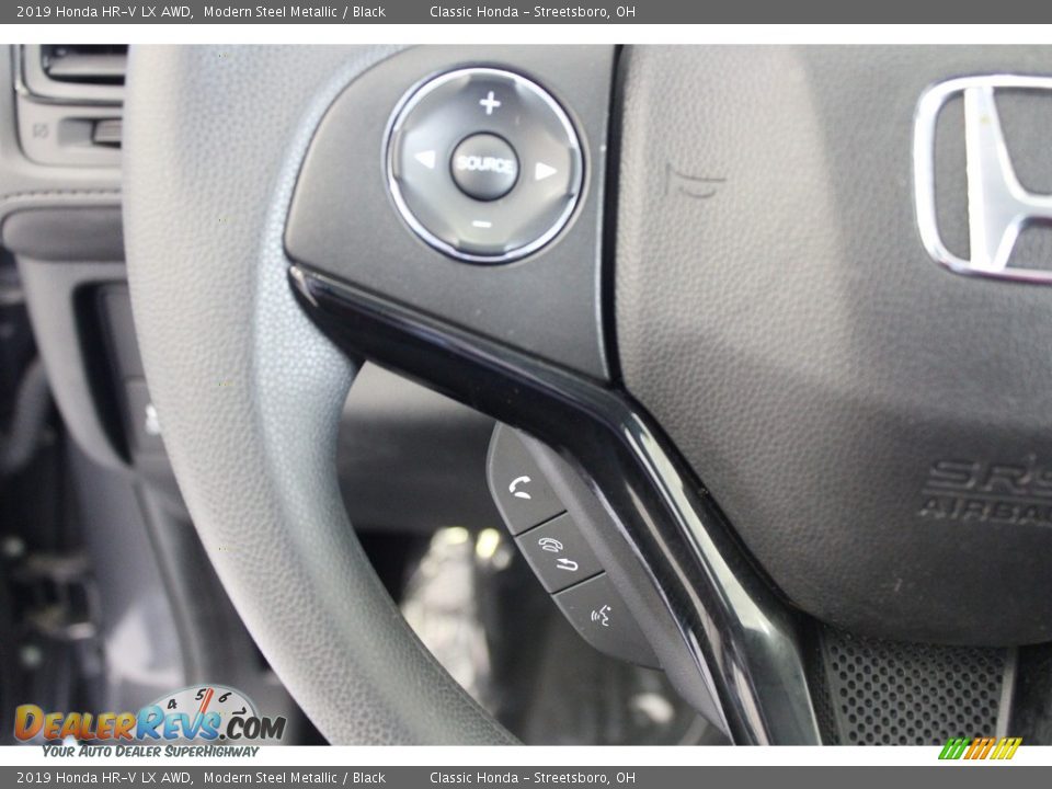 2019 Honda HR-V LX AWD Modern Steel Metallic / Black Photo #20