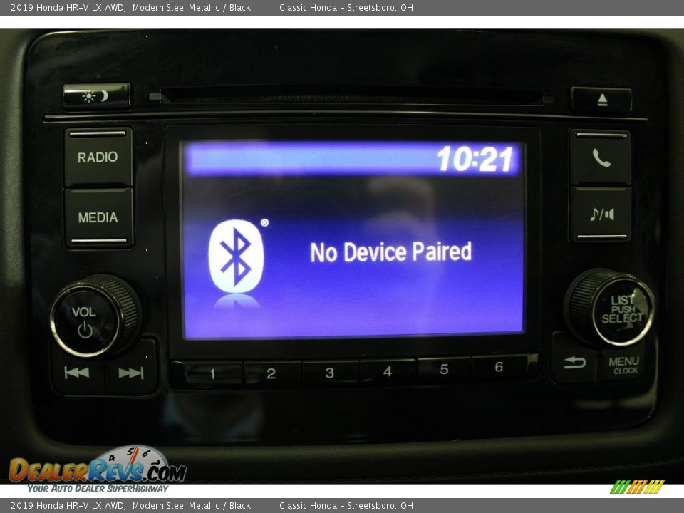 2019 Honda HR-V LX AWD Modern Steel Metallic / Black Photo #24