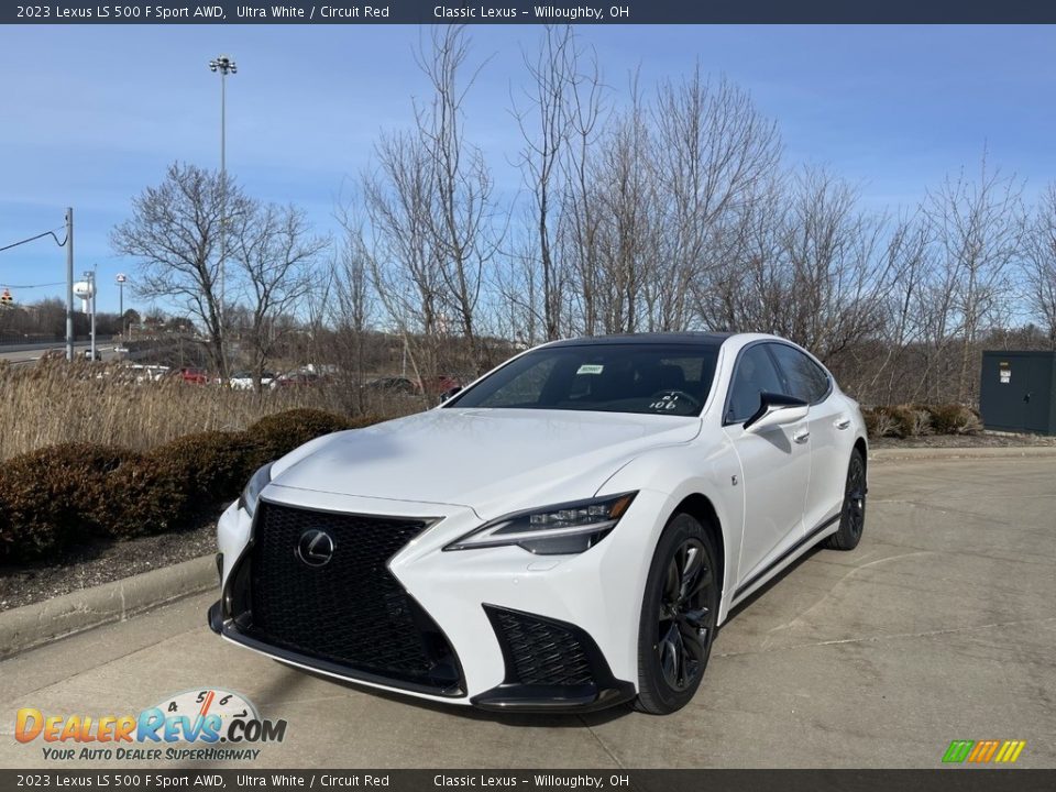 Front 3/4 View of 2023 Lexus LS 500 F Sport AWD Photo #1