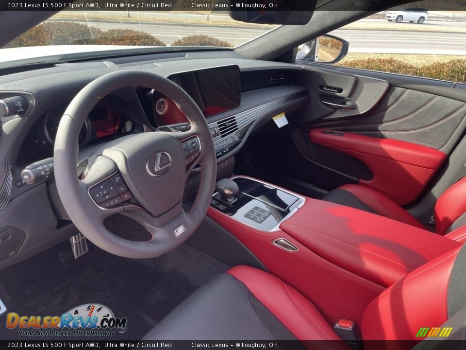 Circuit Red Interior - 2023 Lexus LS 500 F Sport AWD Photo #2