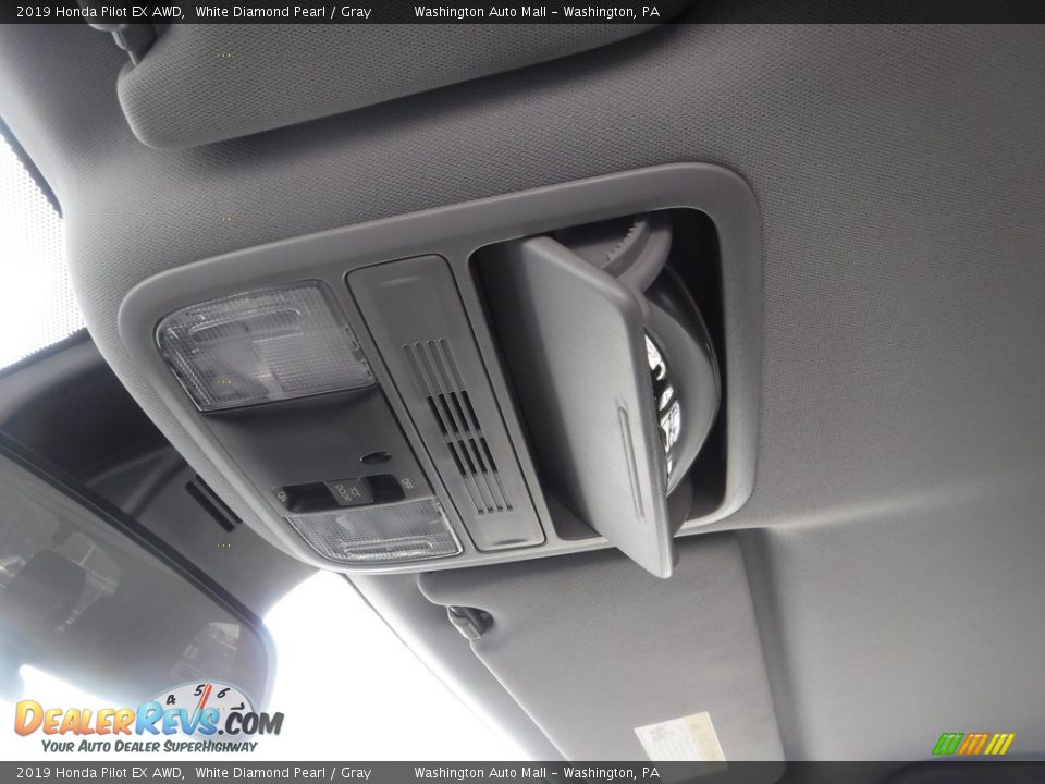 2019 Honda Pilot EX AWD White Diamond Pearl / Gray Photo #21