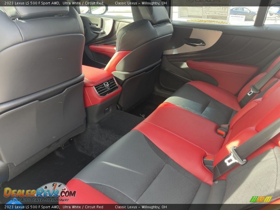 Rear Seat of 2023 Lexus LS 500 F Sport AWD Photo #3