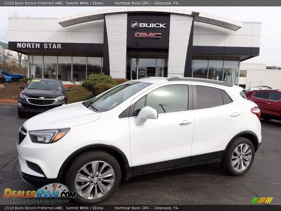 2019 Buick Encore Preferred AWD Summit White / Ebony Photo #1