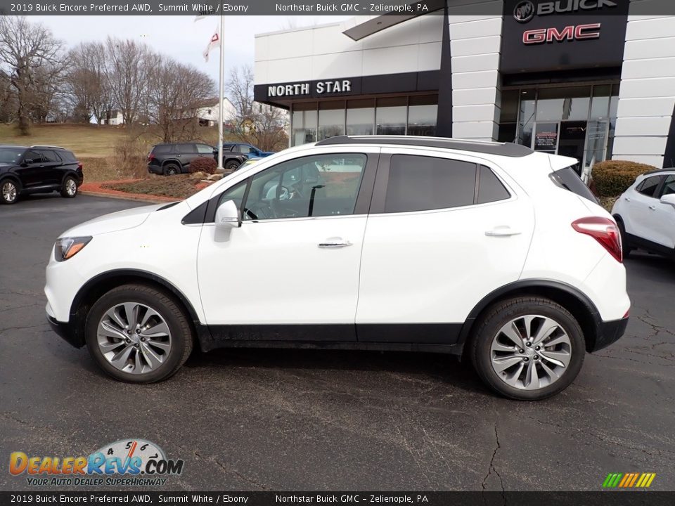 2019 Buick Encore Preferred AWD Summit White / Ebony Photo #2