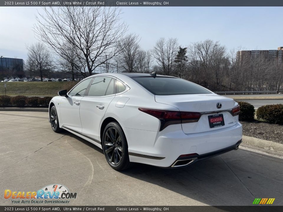 Ultra White 2023 Lexus LS 500 F Sport AWD Photo #4