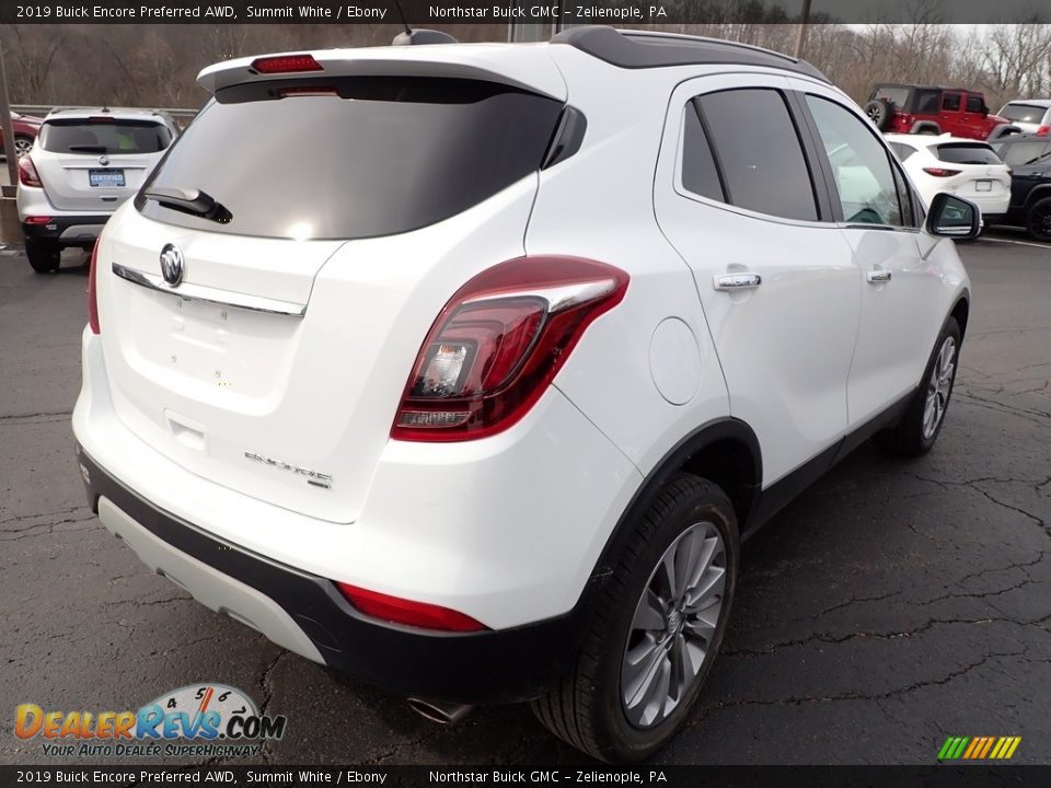 2019 Buick Encore Preferred AWD Summit White / Ebony Photo #6