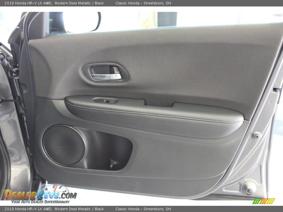 2019 Honda HR-V LX AWD Modern Steel Metallic / Black Photo #35