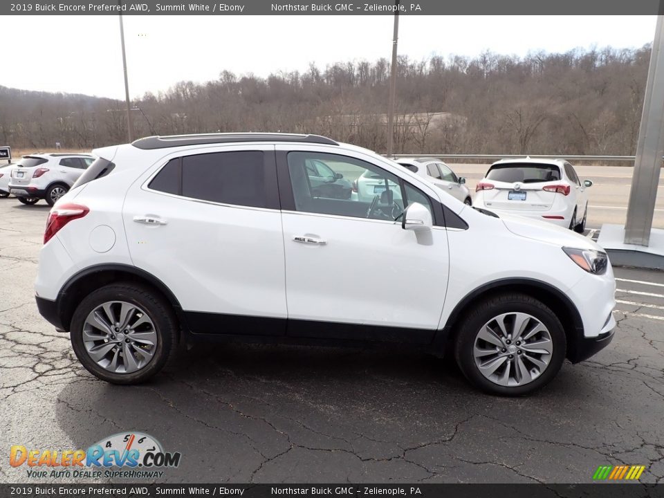 2019 Buick Encore Preferred AWD Summit White / Ebony Photo #8