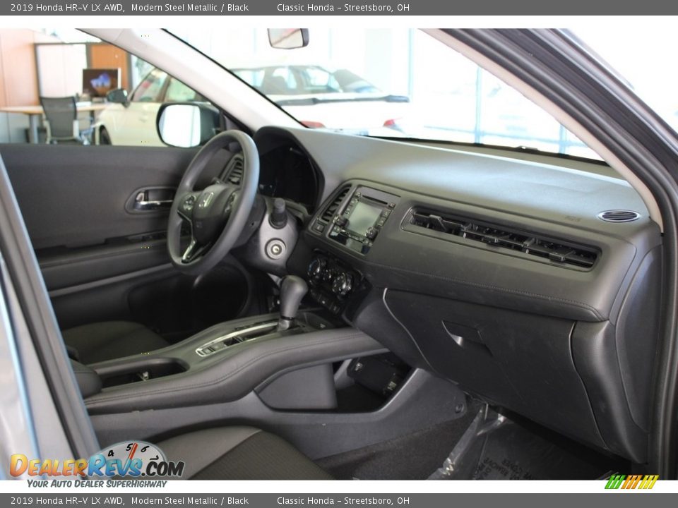 2019 Honda HR-V LX AWD Modern Steel Metallic / Black Photo #36