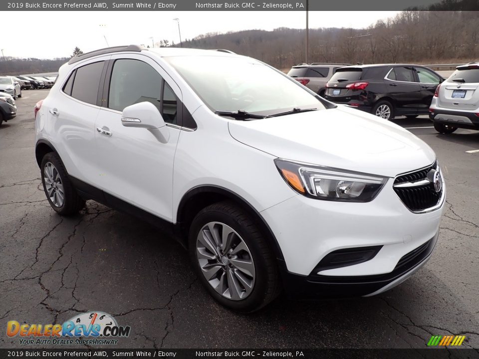 2019 Buick Encore Preferred AWD Summit White / Ebony Photo #9
