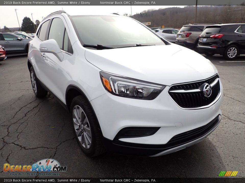 2019 Buick Encore Preferred AWD Summit White / Ebony Photo #10