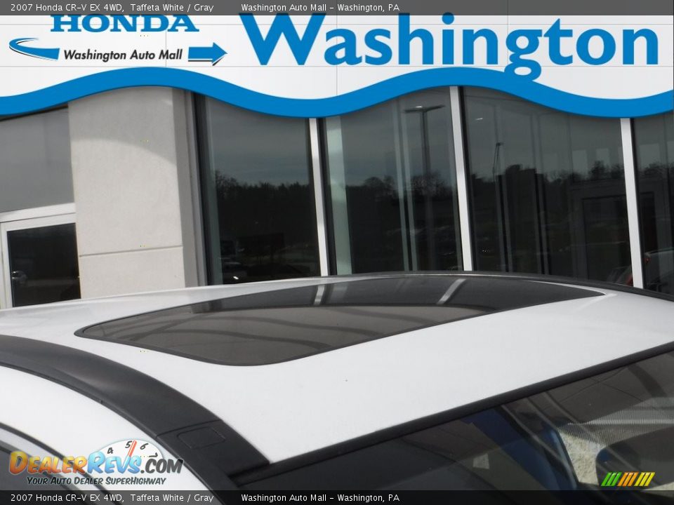 2007 Honda CR-V EX 4WD Taffeta White / Gray Photo #4