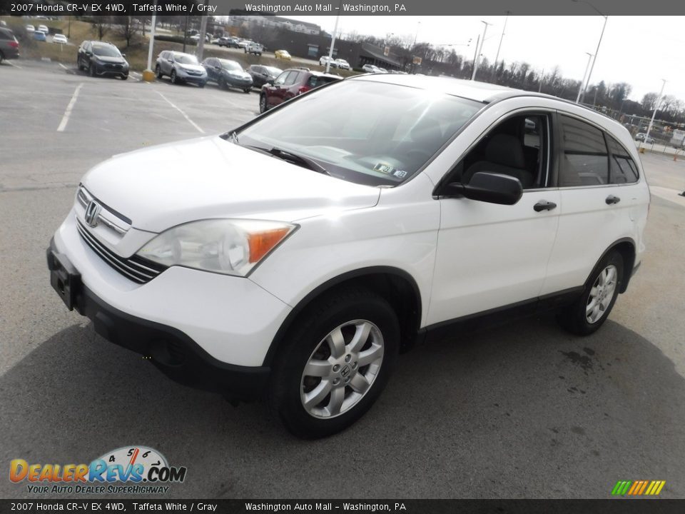 2007 Honda CR-V EX 4WD Taffeta White / Gray Photo #6