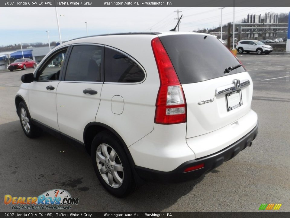 2007 Honda CR-V EX 4WD Taffeta White / Gray Photo #8