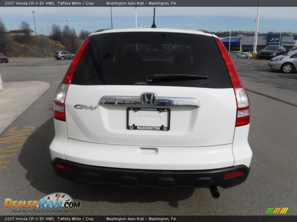 2007 Honda CR-V EX 4WD Taffeta White / Gray Photo #9