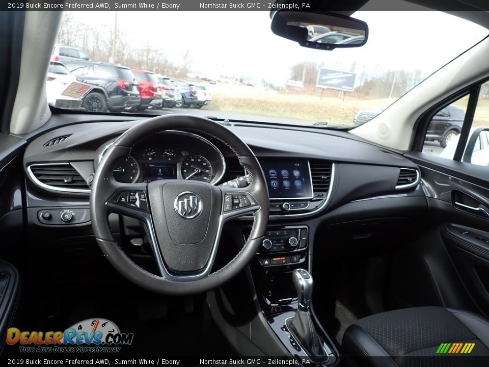 2019 Buick Encore Preferred AWD Summit White / Ebony Photo #19