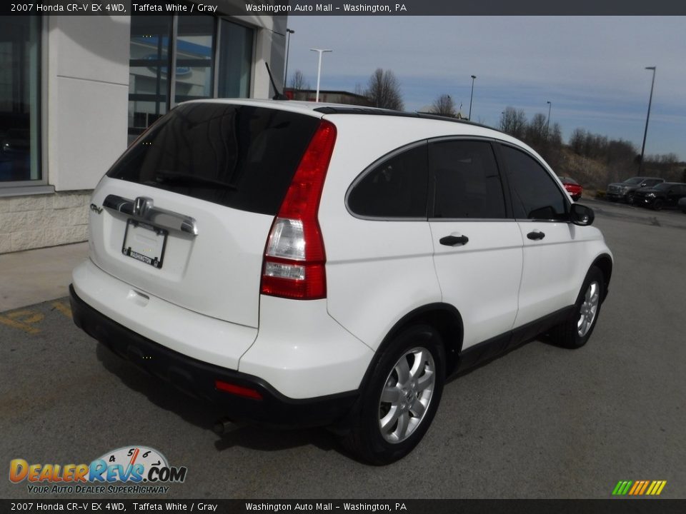 2007 Honda CR-V EX 4WD Taffeta White / Gray Photo #10